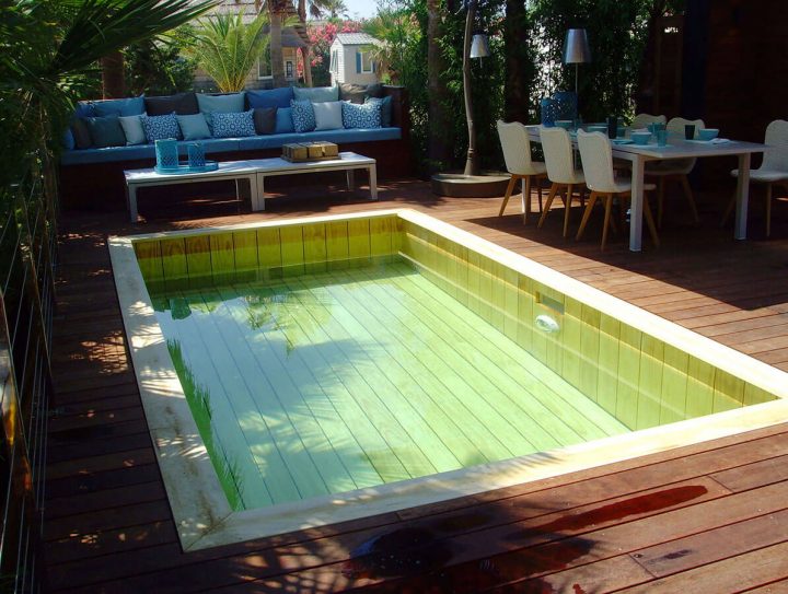 Nouvelle Tendance Déco / Maison : La Piscine Enterrée En Bois avec Piscine En Bois Enterrée