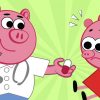 Peppa Pig Funny Story | Peppa Pig Doctor Vs Upin Ipin à Peppa Pig À La Piscine