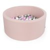 Pink, Silver, White And Transparent Ball Pool Pale Pink Misioo tout Piscine A Balle En Mousse
