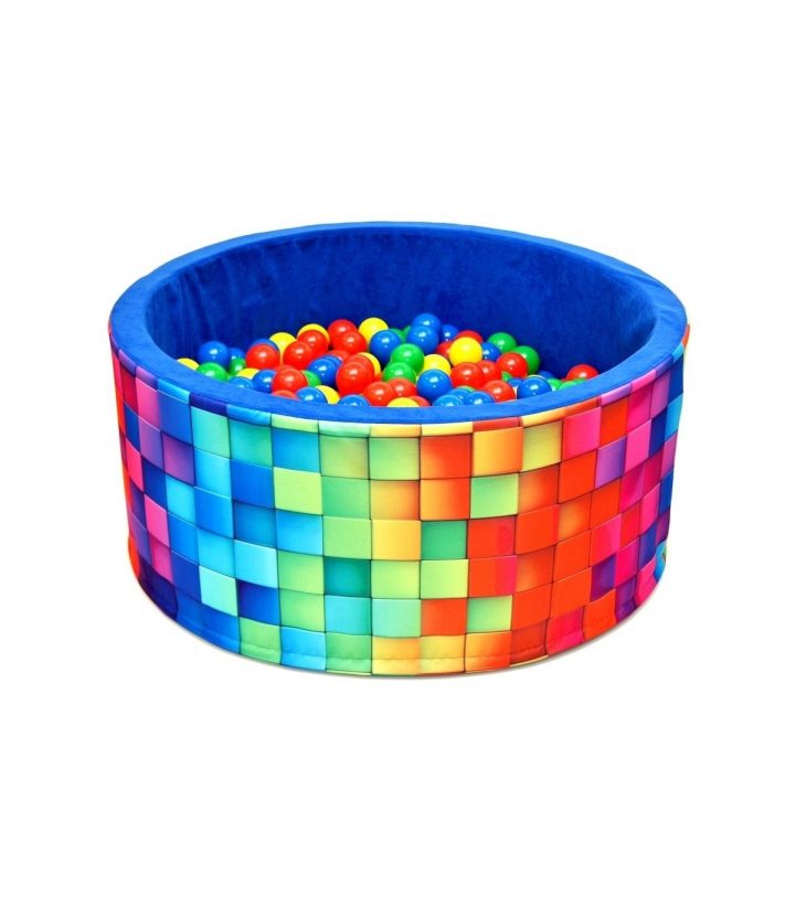 Piscine À Balles Pour Enfants Fun Blue-Tiles à Piscine À Balle