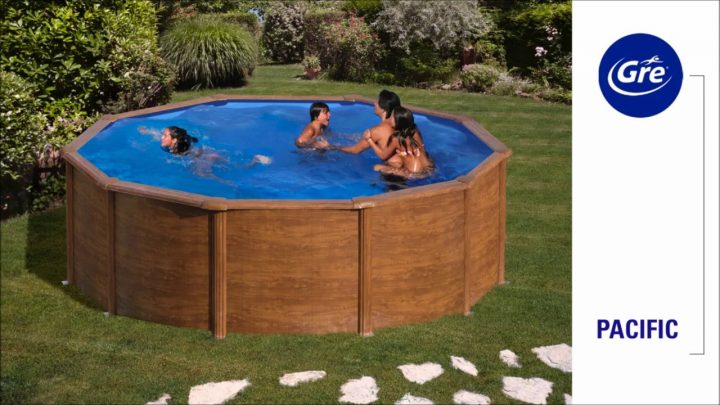 Piscine Acier Gré Pacific Ronde intérieur Azialo Piscine Piscine Acier Gré Pacific Ronde intérieur Azialo Piscine