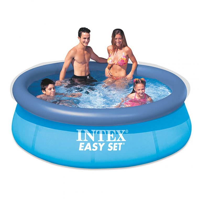 Piscine Autoportante Intex Easy Set Ø244 X H76 Cm concernant Piscine Gonflable Gifi