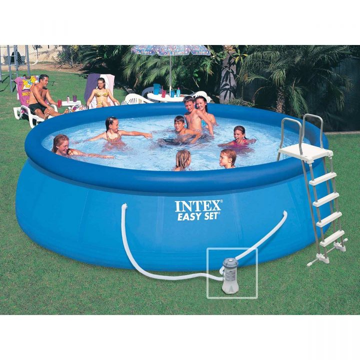 Piscine Autoportée Easy Set 4,57 X 1,22 M - Intex - Taille ... avec Piscine Autoportée Leroy Merlin