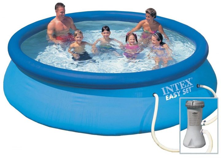 Piscine Easy Set 3.66 X 0.76 M + Epurateur - Intex avec Pompe Piscine Autoportée