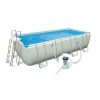 Piscine Tubulaire Rectangulaire Ultra Frame Dim : L400 X ... intérieur Piscine Tubulaire Rectangulaire Bestway