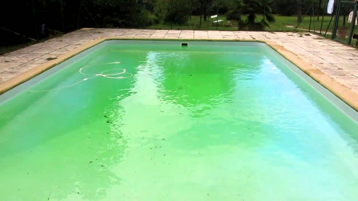 Piscine Verte Après Des Orages .... Limpide En 2 Minutes pour Piscine Verte Malgré Chlore Choc