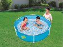 Piscinette Tubulaire Ronde Bleue My First Frame Pool Bestway à Piscine Gonflable Gifi