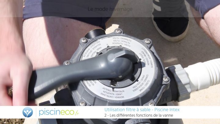 Position Vanne Et Programmation Filtre À Sable Intex destiné Filtre A Sable Piscine Mode D Emploi