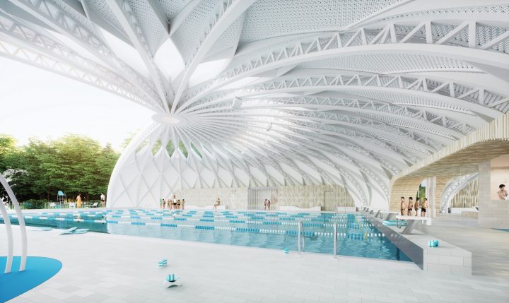 Réhabilitation De La Piscine Tournesol - Les-Abrets-En ... intérieur Piscine Les Abrets