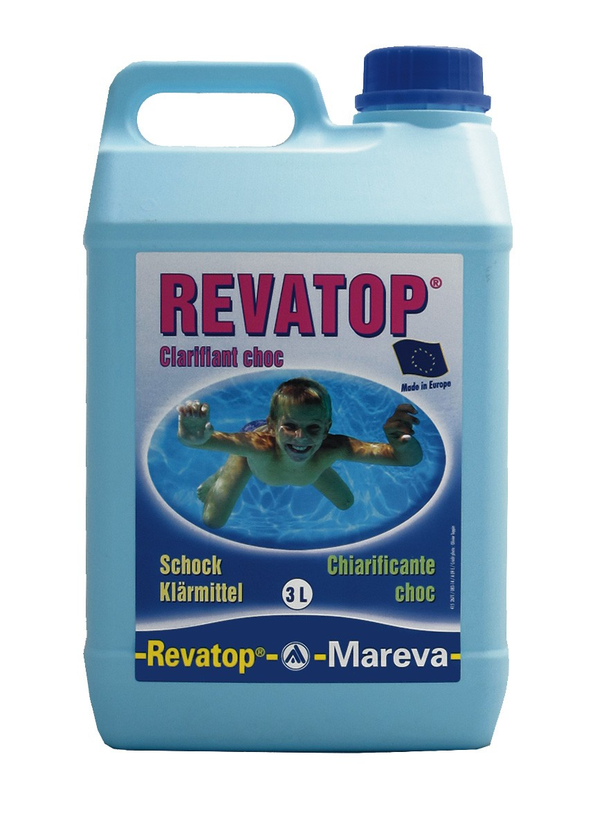Revatop 2X5L Mareva. Rattrappage Eau Verte à Produit Piscine Mareva