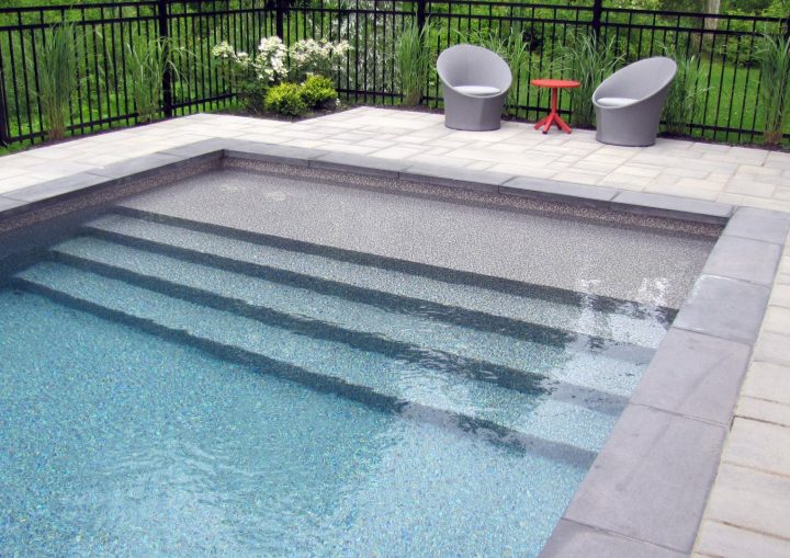 Splendide Entrée De Piscine Creusée. #piscine #creusee #pool ... pour Piscine Creusé