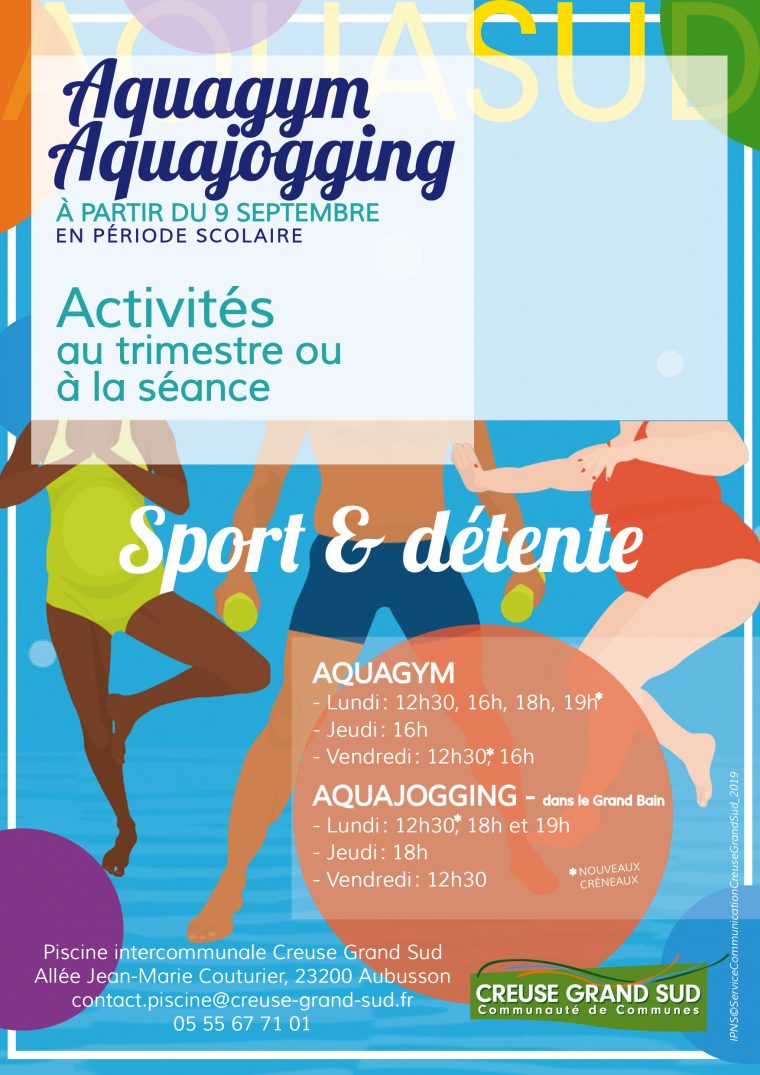 Sports Aquatiques – Piscine Aquasud | Communauté De Communes dedans Piscine Aubusson