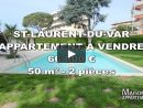St-Laurent-Du-Var - Appartement A Vendre - 66 800 € - 50 M² - 2 Pièces tout Piscine Saint Laurent Du Var