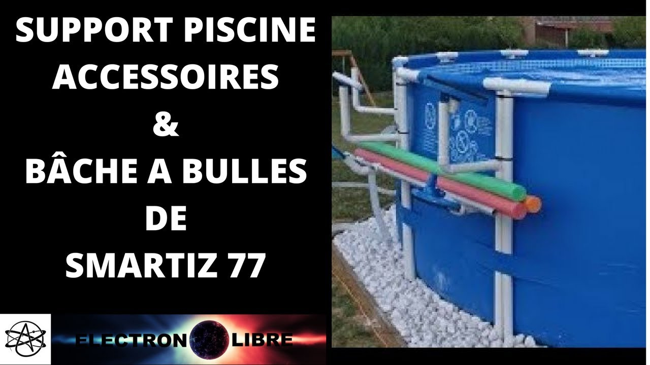 Support Piscine Accessoires &amp; Bâche A Bulles De Smartiz 77 serapportantà Bache A Bulle Piscine Intex