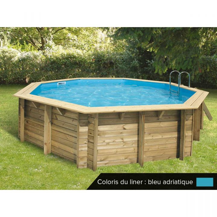 Ubbink Piscine Bois Ocea Bleue 510X120Cm avec Solde Piscine Hors Sol