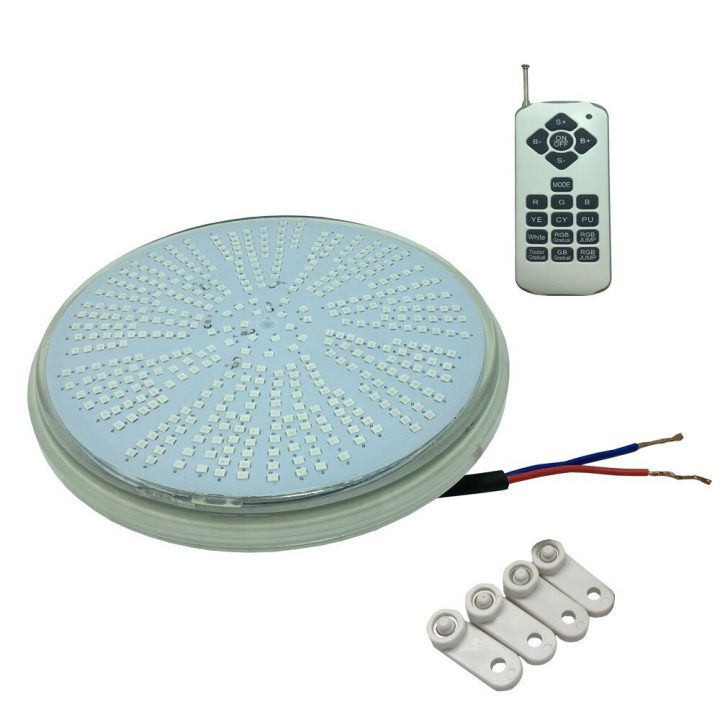 Us $41.5 |Resin Filled Led Pool Light 18W 36W Projecteur Piscine Led  Underwater Lighting Rgb Spot Synchronous With Remote Warm Cold White-In Led  ... dedans Spot Piscine Led