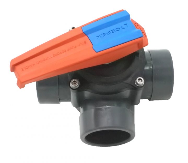 Vanne 3 Voies Pvc Pression À Coller Diam. 50 pour Vanne 3 Voies Piscine