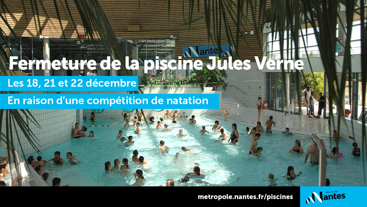 Ville De Nantes On Twitter: &quot;bonjour, La Piscine Jules Verne ... dedans Piscine Jules Verne