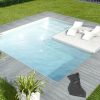 Wall Swimming Pool / In-Ground / Steel / Outdoor - Cub'o ... pour Piscine Aquilus