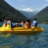 Water Activities In The Alps In The Mountains In Summer In ... serapportantà Piscine Vaujany