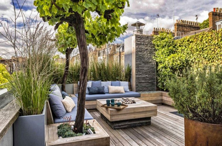 Aménagement Terrasse : 26 Idées, Conseils, Photos Et Astuces serapportantà Amenager Une Grande Terrasse