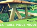Comment Fabriquer Une Table Pique Nique - Ep38 destiné Table Jardin Bois