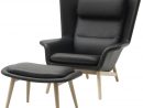 Contemporary Armchair / Wooden / Fabric / Leather intérieur Bo Concept Fauteuil