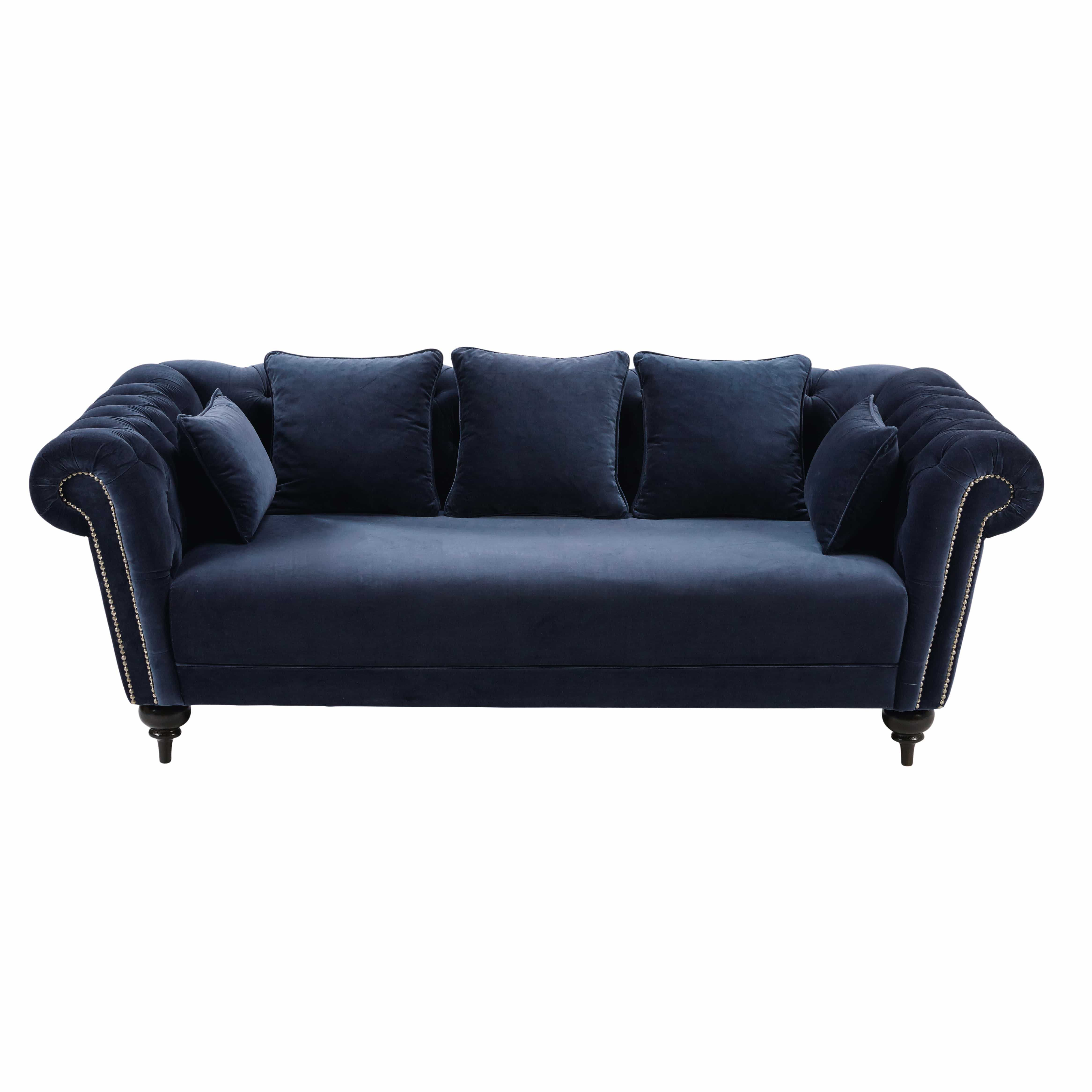 Fixed Sofas | Sofa, Velvet Tufted Sofa, Velvet Sofa destiné Canape Chesterfield Convertible