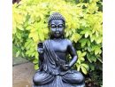 Gris Clair Jardin Figurines Relaxdays Statue De Bouddha ... pour Deco Zen Exterieur