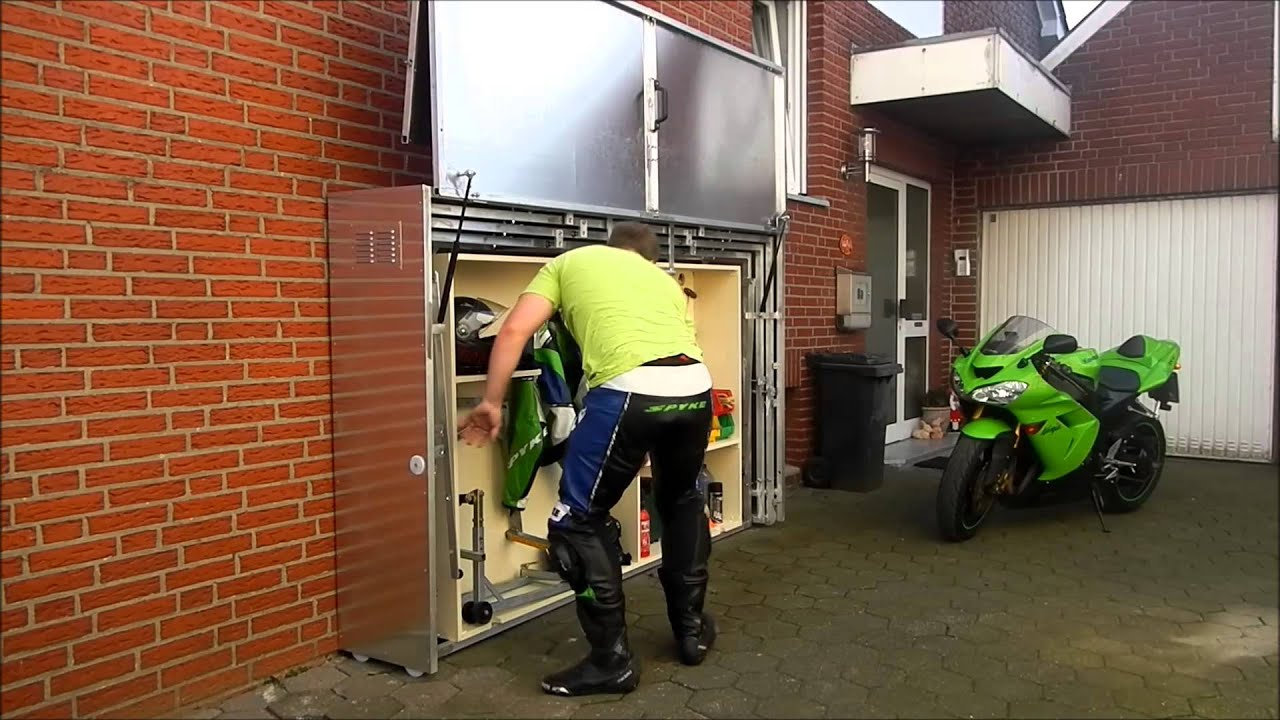 Pratique : Un Garage Moto Télescopique En Métal serapportantà Abri Moto Pas Cher