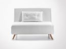 Sofa Chauffeuse 1 Place Simili Cuir Pas Chère Et Design tout Canape Convertible Cuir Blanc