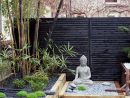 Un Jardin Zen En Rouge Et Noir - Elle Décoration à Deco Zen Exterieur