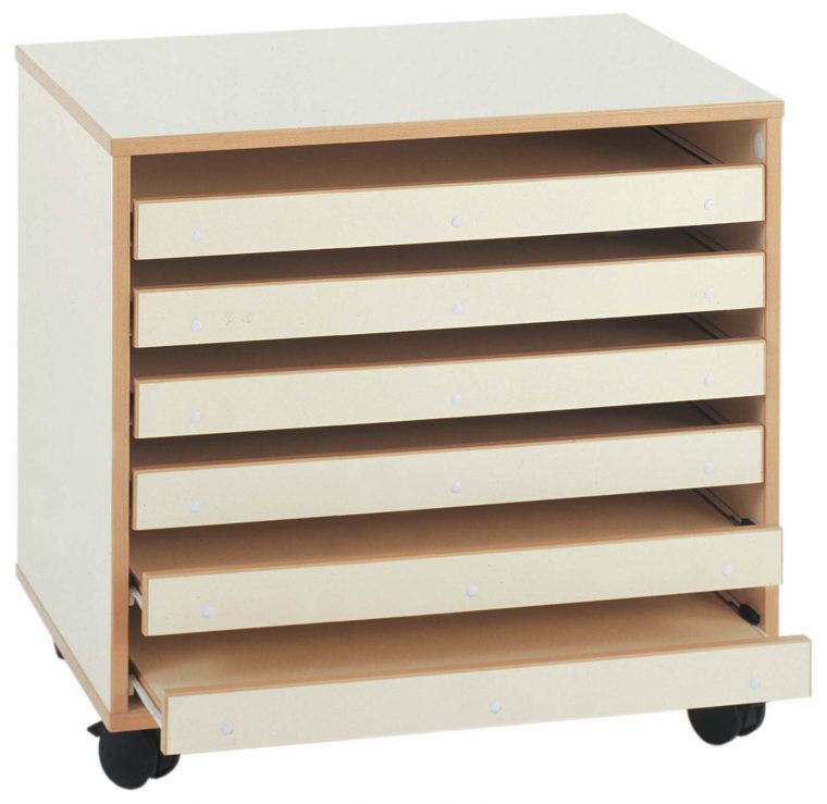 meuble rangement papier dessin grand format