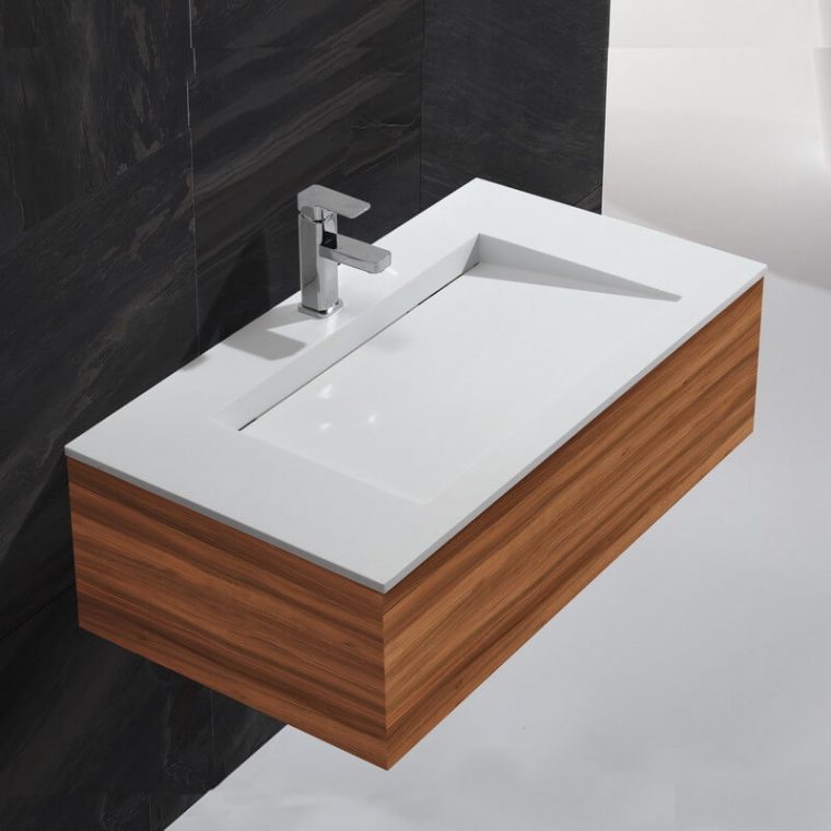 lavabo salle de bain moderne installation