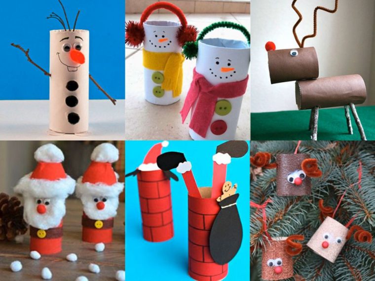 decoration avec rouleau papier wc