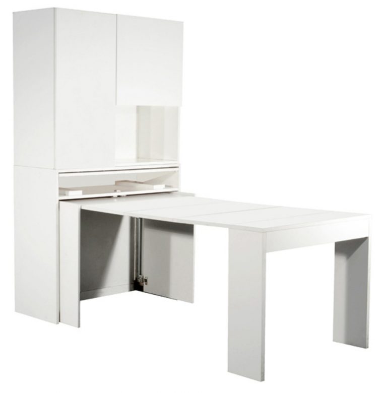 meuble cuisine table intégrée