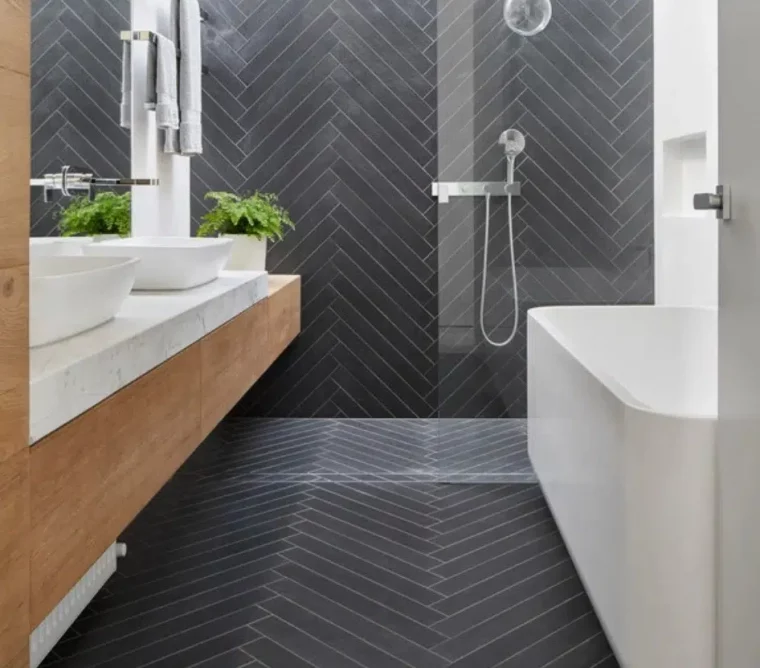 salle de bain 10m2 design