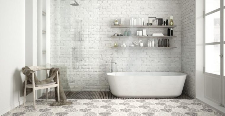 accessoires salle de bain design inox
