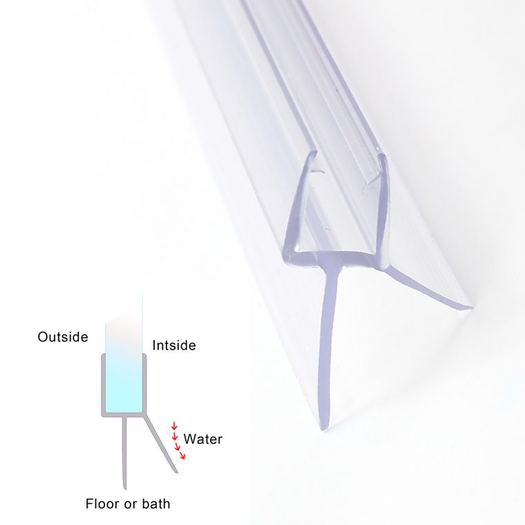 2X100Cm Joint D'Étanchéité De Remplacement Pour Portes ... concernant Joint D Étanchéité Bas De Porte De Douche