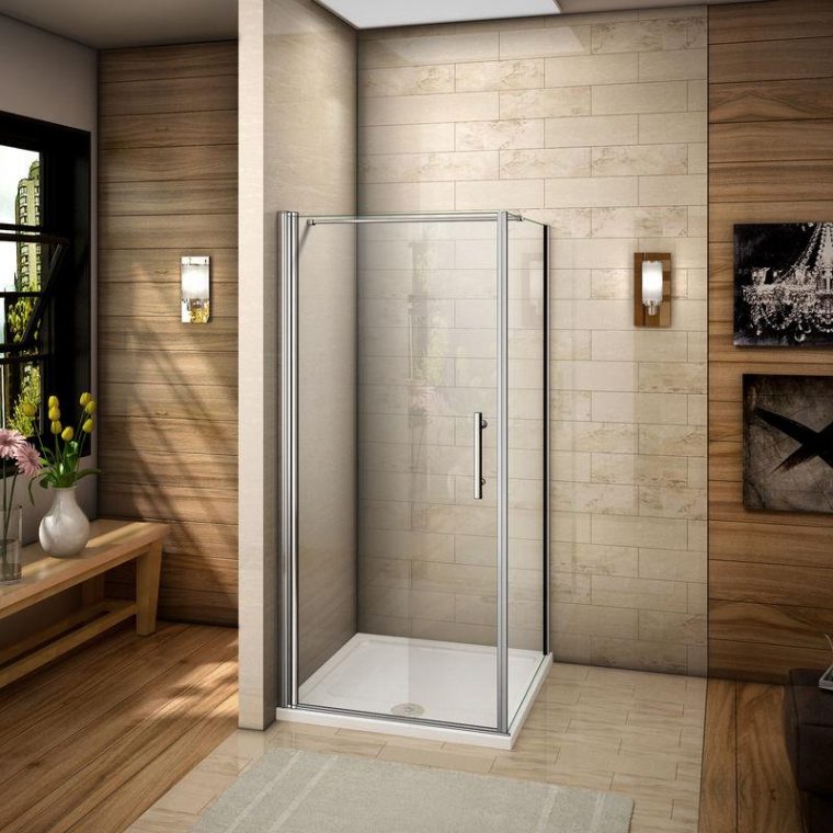 80X70X187Cm Cabine De Douche Porte Pivotante Paroi De ... tout Nettoyer Paroi De Douche