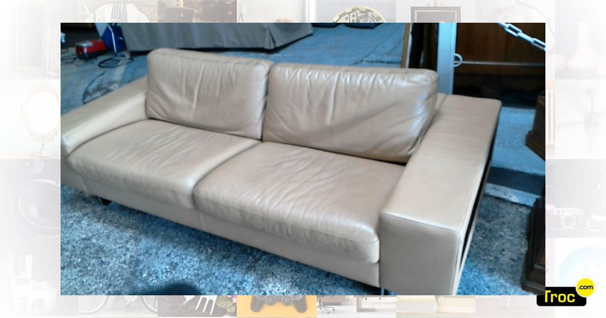 Achat Canape Roche Bobois Cuir Camel Occasion - Bayonne ... tout Magasin Canape Cuir