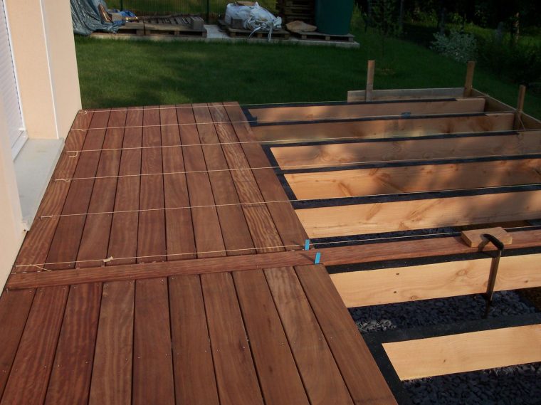 Album Photo - Terrasse En Bois Surélevée. | Terrasse Bois ... intérieur Structure Bois Terrasse