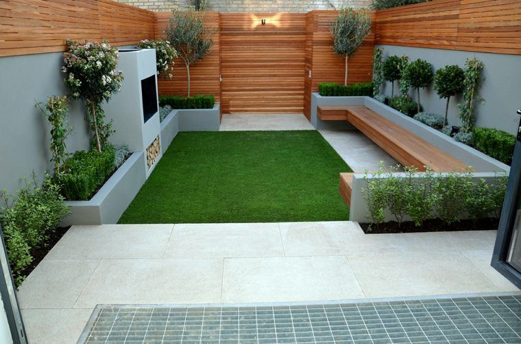 Aménagement Petit Jardin Moderne | Modern Backyard ... serapportantà Amenagement Jardin Moderne