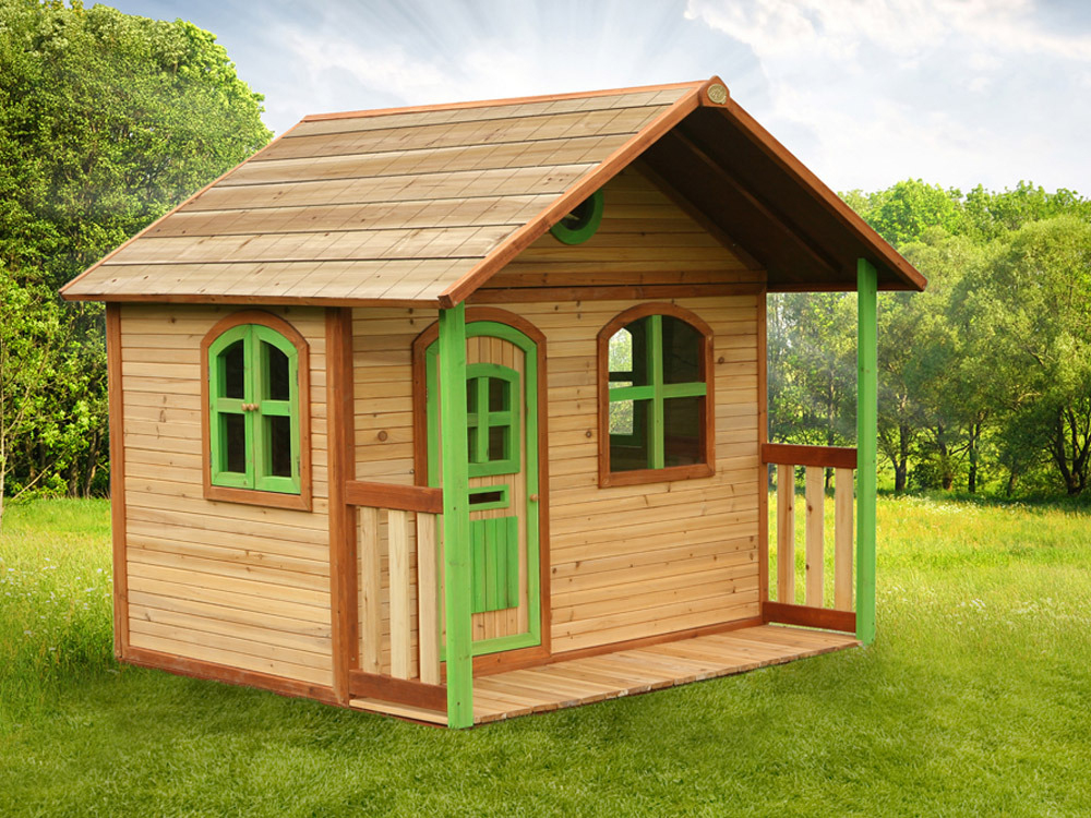 Cabane En Bois D'Enfant - Agencement De Jardin Aux ... à Maison De Jardin En Bois