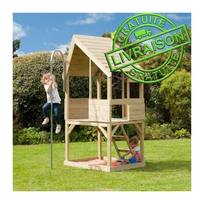 Cabane Maison De Jardin En Bois Pour Enfants Tp Play House ... tout Cabane De Jardin Enfant Pas Cher