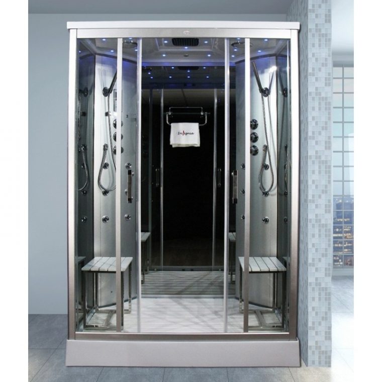 Cabine De Douche Hammam 2 Personnes Insignia Xdual Concept ... avec Douche Spa Et Hammam 3 En 1