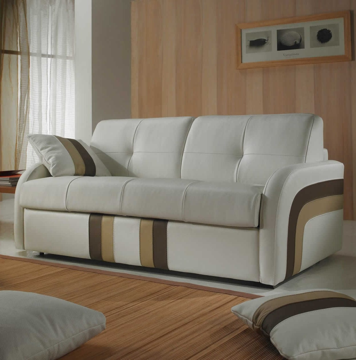 Canapé Lit - Linea - Very Sofa - Contemporain / En Cuir ... avec Canape Cuir Contemporain