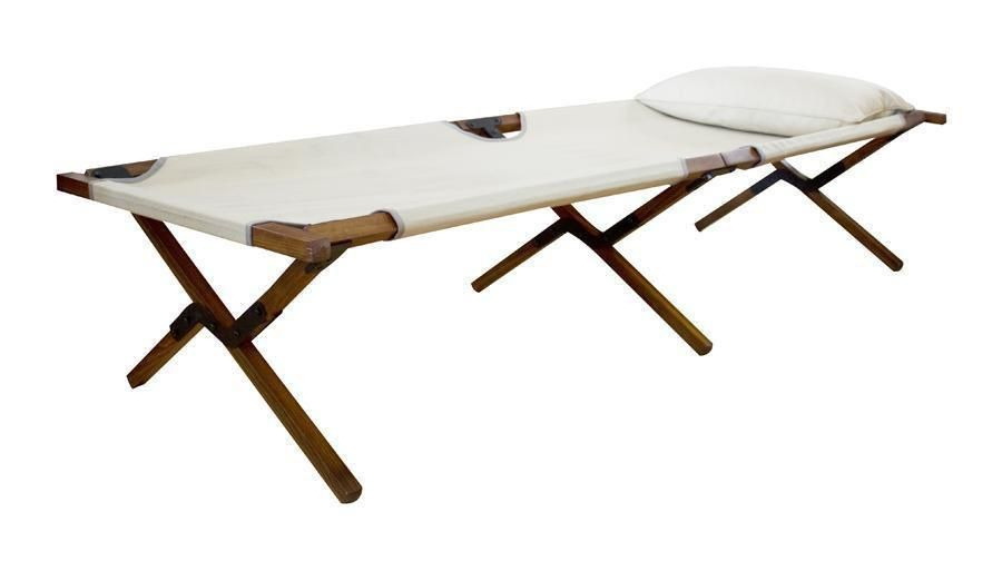 Canvas Camp Stretcher | Camping Cot, Metal Daybed, Cot tout Meuble Cot