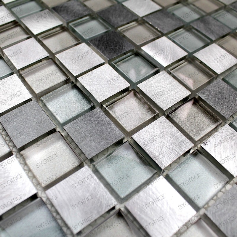 Carrelage Mosaique En Aluminium Pour Douche Et Salle De ... serapportantà Mosaique Pour Sol De Douche