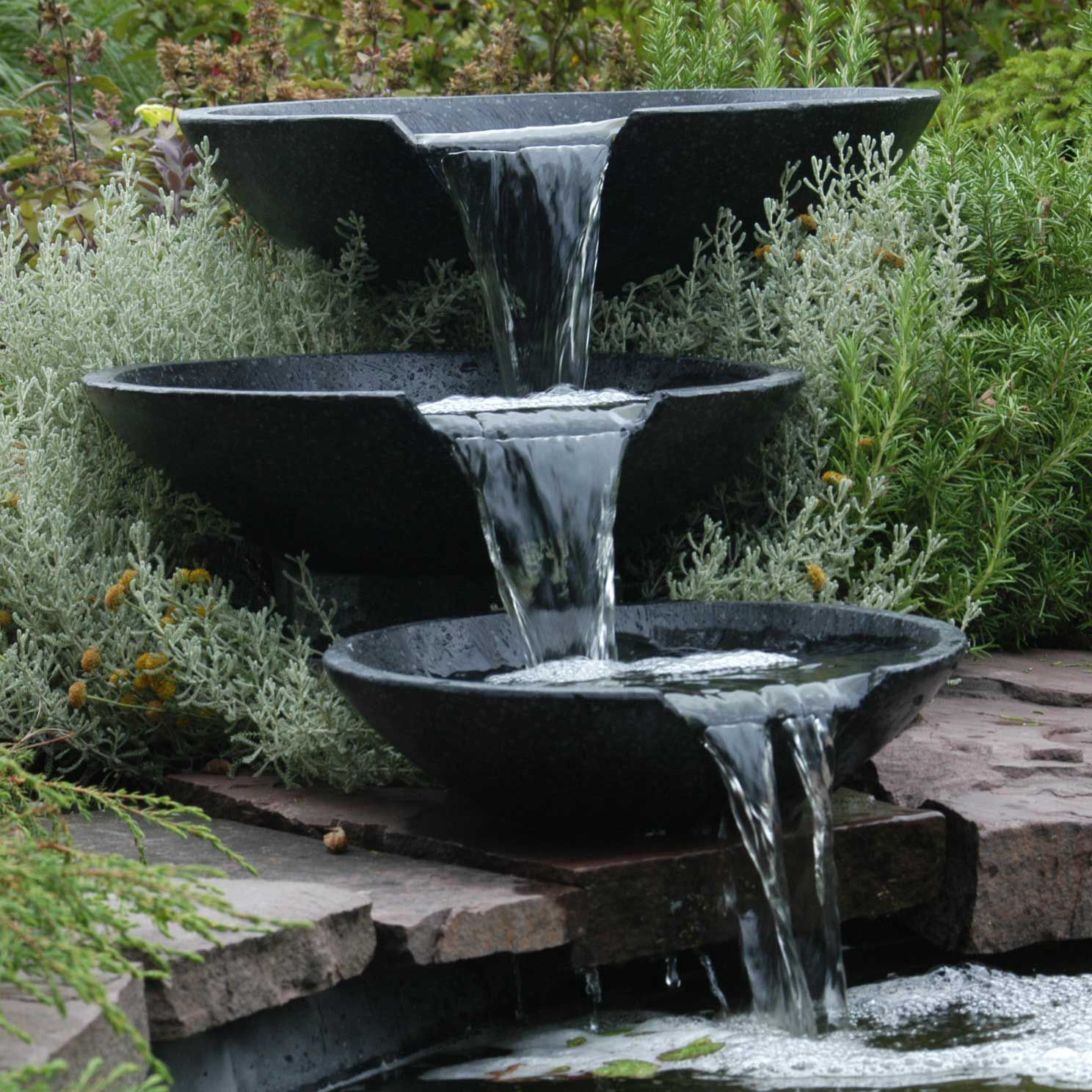 Cascade 3 Vasques Nova Scotia Ubbink | Fontaine De Jardin ... encequiconcerne Fontaine Jardin Zen